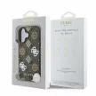 GUESS IPHONE 16 MagSafe GUHMP16SP4PWPW (PU Peony on 4G Background) tok, barna