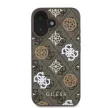 GUESS IPHONE 16 MagSafe GUHMP16SP4PWPW (PU Peony on 4G Background) tok, barna