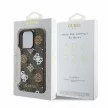 GUESS IPHONE 16 Pro MagSafe GUHMP16LP4PWPW (PU Peony on 4G Background) tok, barna