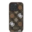 GUESS IPHONE 16 Pro MagSafe GUHMP16LP4PWPW (PU Peony on 4G Background) tok, barna