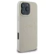 Guess GUHMP16XPGHSMME iPhone 16 Pro Max 6.9" hardcase Grained Ring MagSafe tok, bézs