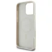 Guess GUHMP16XPGHSMME iPhone 16 Pro Max 6.9" hardcase Grained Ring MagSafe tok, bézs