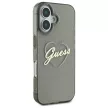 Guess GUHCP16SHCHGSPK iPhone 16 6.1" tok, fekete IML Heart