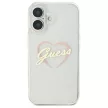 Guess GUHCP16SHCHGSPT iPhone 16 6.1" tok, átlátszó hardcase IML Heart