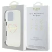 Guess GUHCP16LHCHGSPT iPhone 16 Pro 6.3" tok, átlátszó hardcase IML Heart