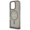 Guess GUHMP16LHFGEREK iPhone 16 Pro 6.3", tok, fekete IML Glitter Circle MagSafe