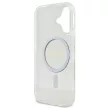 Guess GUHMP16SHFGERET iPhone 16 6.1" tok, átlátszó hardcase IML Glitter Circle MagSafe