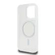 Guess GUHMP16LHFGERET iPhone 16 Pro 6.3" tok, átlátszó hardcase IML Glitter Circle MagSafe