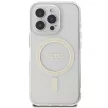 Guess GUHMP16XHFGERET iPhone 16 Pro Max 6.9" tok, átlátszó hardcase IML Glitter Circle MagSafe