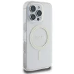 Guess GUHMP16XHFGERET iPhone 16 Pro Max 6.9" tok, átlátszó hardcase IML Glitter Circle MagSafe