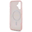 Guess GUHMP16SHFGEREP iPhone 16 6.1", tok, rózsaszín hardcase IML Glitter Circle MagSafe