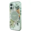 Guess GUHMP16MHFWBDCEN iPhone 16 Plus 6.7" tok, zöld hardcase IML Flower & Tonal Circle MagSafe