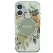 Guess GUHMP16MHFWBDCEN iPhone 16 Plus 6.7" tok, zöld hardcase IML Flower & Tonal Circle MagSafe
