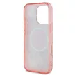 Guess GUHMP16XHFWBDCEP iPhone 16 Pro Max 6.9" hardcase IML Flower & Tonal Circle MagSafe tok, rózsaszín