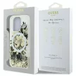 Guess GUHMP16LLFMWTE iPhone 16 Pro 6.3" tok, bézs hardcase Liquid Glitter Flower MagSafe