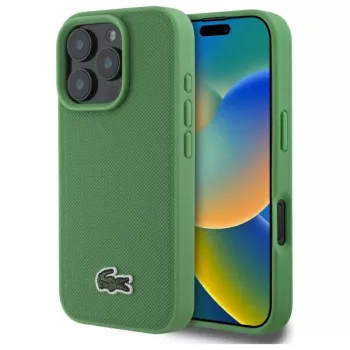   Lacoste LCHMP16XPVCN iPhone 16 Pro Max 6.9"tok, zöld hardcase Iconic Petit Pique MagSafe