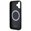 Lacoste LCHMP16MPVCK iPhone 16 Plus 6.7" tok, fekete Iconic Petit Pique MagSafe