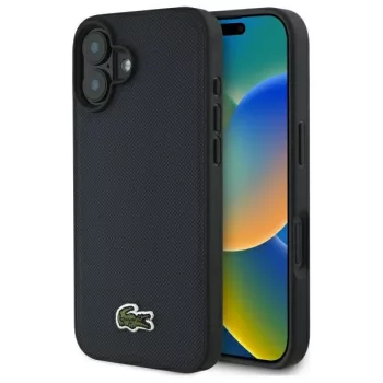   Lacoste LCHMP16SPVCV iPhone 16 6.1" tok, kék hardcase Iconic Petit Pique MagSafe