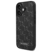 Karl Lagerfeld KLHMP16MPKHPORPK iPhone 16 Plus 6.7" tok, fekete Hot Stamp Magsafe