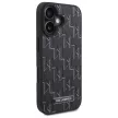 Karl Lagerfeld KLHMP16MPKHPORPK iPhone 16 Plus 6.7" tok, fekete Hot Stamp Magsafe