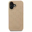 Karl Lagerfeld KLHMP16SPKHPORPE iPhone 16 6.1" tok, bézs hardcase Hot Stamp Magsafe