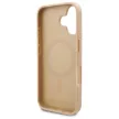 Karl Lagerfeld KLHMP16SPKHPORPE iPhone 16 6.1" tok, bézs hardcase Hot Stamp Magsafe