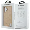 Karl Lagerfeld KLHMP16SPKHPORPE iPhone 16 6.1" tok, bézs hardcase Hot Stamp Magsafe