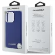 Karl Lagerfeld KLHMP16LPGMSRPB iPhone 16, Pro 6.3" tok, kék hardcase FW Metal Plate MagSafe