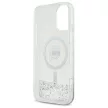 Karl Lagerfeld KLHMP16SLGKISGH iPhone 16, 6.1" hardcase átlátszó Liquid Glitter Karl Head Magsafe