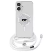 Karl Lagerfeld KLHMP16SHCKHNT iPhone 16, 6.1" hardcase átlátszó Crossbody IML Karl Head Magsafe