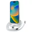 Karl Lagerfeld KLHMP16LHCKHNT iPhone 16, Pro 6.3" hardcase átlátszó Crossbody IML Karl Head Magsafe