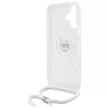 Karl Lagerfeld KLHMP16SHCCHNT iPhone 16, 6.1" hardcase átlátszó IML Choupette Head & Cord Magsafe