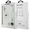 Karl Lagerfeld KLHMP16SHCCHNT iPhone 16, 6.1" hardcase átlátszó IML Choupette Head & Cord Magsafe