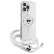 Karl Lagerfeld KLHMP16LHCCHNT iPhone 16, Pro 6.3" hardcase átlátszó IML Choupette Head & Cord Magsafe