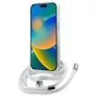 Karl Lagerfeld KLHMP16LHCCHNT iPhone 16, Pro 6.3" hardcase átlátszó IML Choupette Head & Cord Magsafe