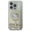 Hello Kitty HKHMP16XLGDIH iPhone 16 Pro, Max 6.9" tok, fehér-arany Liquid Glitter Fever MagSafe