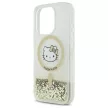 Hello Kitty HKHMP16XLGDIH iPhone 16 Pro, Max 6.9" tok, fehér-arany Liquid Glitter Fever MagSafe