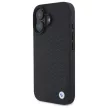 BMW BMHMP16S23RDDK iPhone 16 6.1", tok, fekete Sign Leather Diamond Metal Logo MagSafe