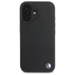 BMW BMHMP16S23RDDK iPhone 16 6.1", tok, fekete Sign Leather Diamond Metal Logo MagSafe