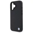 BMW BMHMP16S23RDDK iPhone 16 6.1", tok, fekete Sign Leather Diamond Metal Logo MagSafe