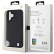 BMW BMHMP16S23RDDK iPhone 16 6.1", tok, fekete Sign Leather Diamond Metal Logo MagSafe