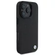 BMW BMHMP16X23RDDK iPhone 16 Pro Max 6.9" tok, fekete Sign Leather Diamond Metal Logo MagSafe