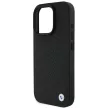 BMW BMHMP16X23RDDK iPhone 16 Pro Max 6.9" tok, fekete Sign Leather Diamond Metal Logo MagSafe