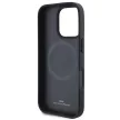 BMW BMHMP16X23RDDK iPhone 16 Pro Max 6.9" tok, fekete Sign Leather Diamond Metal Logo MagSafe