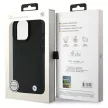 BMW BMHMP16X23RDDK iPhone 16 Pro Max 6.9" tok, fekete Sign Leather Diamond Metal Logo MagSafe