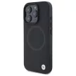 BMW BMHMP16X23RTPK iPhone 16 Pro Max, 6.9" tok, fekete Sign Leather Half Textutok, piros And Circle MagSafe
