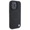BMW BMHMP16X23RTPK iPhone 16 Pro Max, 6.9" tok, fekete Sign Leather Half Textutok, piros And Circle MagSafe