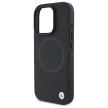BMW BMHMP16X23RTPK iPhone 16 Pro Max, 6.9" tok, fekete Sign Leather Half Textutok, piros And Circle MagSafe
