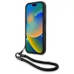 BMW BMHCP16X23RMRLK iPhone 16 Pro Max, 6.9" tok, fekete Signature Leather Wordmark Cord