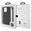 BMW BMHCP16X23RMRLK iPhone 16 Pro Max, 6.9" tok, fekete Signature Leather Wordmark Cord